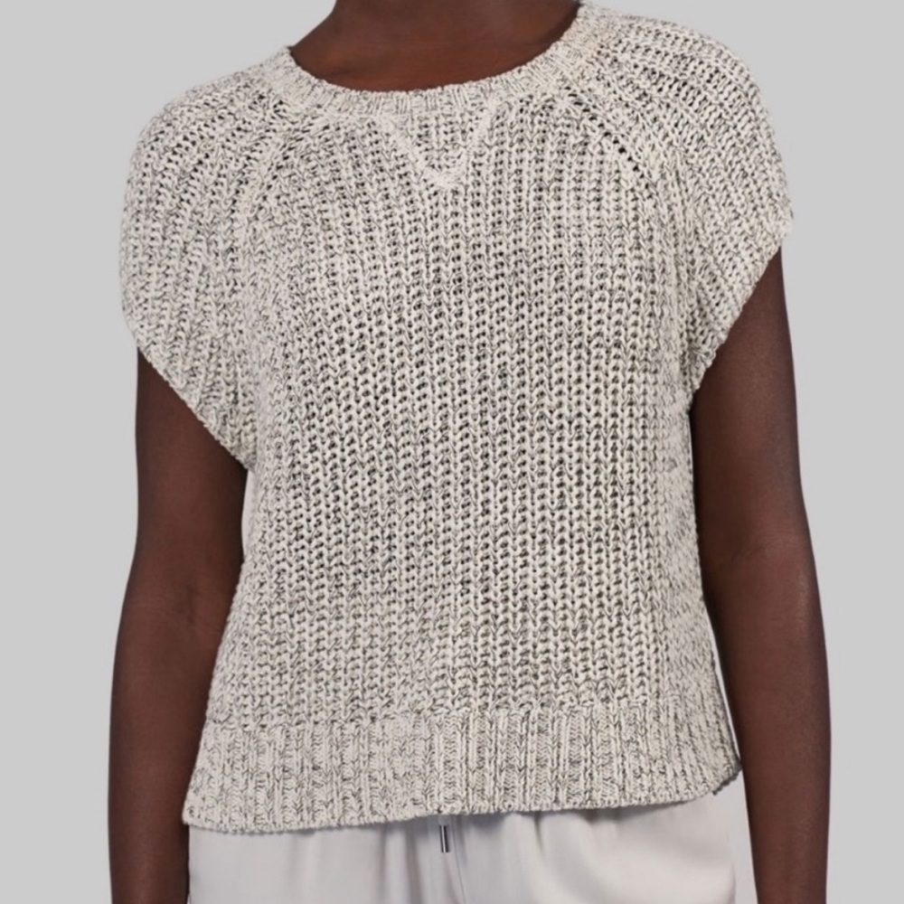 ATM Anthony Thomas Melillo Chunky Mouline Raglan Sweater In Cream - XS - Picture 2 of 6